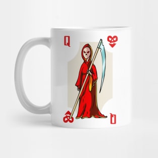 Easy Halloween Playing Card Costume: Queen of Hearts Mug